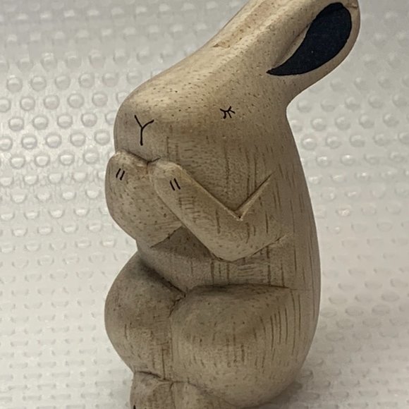 T-Lab Wooden Animal - Rabbit- Polepole - Picture 2 of 5